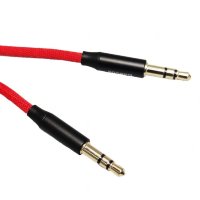 Кабель-переходник Baseus Yiven Audio Cable 3.5 male Audio M30 1M Red+ Black CAM30-B91 6953156257177