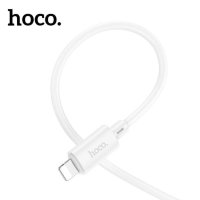 Кабель USB - lightning HOCO X88 силиконовый White (мятая упаковка)