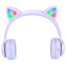 Беспроводные наушники HOCO W39 Cat ear kids, Bluetooth, 400 мАч, фиолетовый 6931474779267 (МСК) оптом
