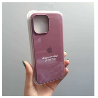 Silicone Case iPhone 13 Pro Max бордовый Накладка силиконовая под оригинал "с логотипом" закрытая 00-00044703 (МСК)