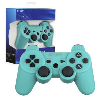 (ИСА.МСК) Джойстик PS3 (Bluetooth) беспроводной зеленый (logo) IS790283