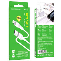Кабель USB - lightning BOROFONE BX43 1 m PVC White