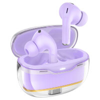 Bluetooth - гарнитура HOCO EW54, TWS вакуумные, BT5.3, 30/300mAh Purple 