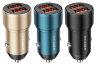 АЗУ BOROFONE BZ19 Wisdom, 2*USB, синий 6974443387322 (МСК) оптом