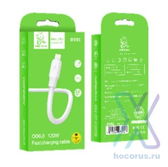 Кабель USB - lightning VDENMENV (DENMEN) D28L  White оптом