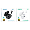 Bluetooth - гарнитура Borofone BW06 Manner true wireless BT headset белые  оптом