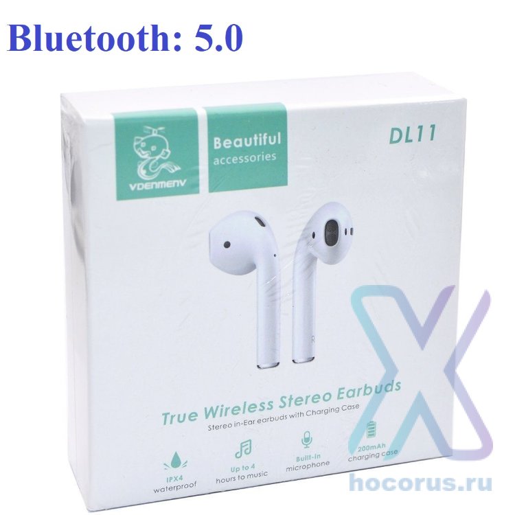 Bluetooth - гарнитура VDENMENV (DENMEN) DL11 White оптом