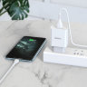 Зарядное устройство HOCO C81A Asombroso single USB + Кабель USB-Lightning, 2.1A, белый 6931474727947 (МСК) оптом