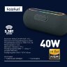 (МСК) Портативная колонка FaizFull FK290 Чёрный 40W IPX6 BT5.3 TWS (RGB подсветка) R54064 оптом