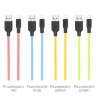 Кабель USB - lightning HOCO X21+ 1 m силиконовый Orange оптом