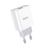 Зарядное устройство HOCO C81A Asombroso single USB + Кабель USB-Micro, 2.1A, белый 6931474727954 (МСК) оптом