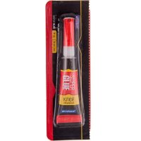 Клей секундный Super Glue, 3г, BL12, блистер-карта (цена за шт, кратно 12шт) 175901 OfficeSpace