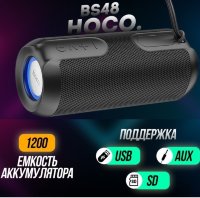 Портативная колонка  HOCO BS48 Bluetooth USB microSD Black