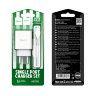 Зарядное устройство HOCO C81A Asombroso single USB + Кабель USB-Type-C, 2.1A, белый 6931474727961 (МСК) оптом