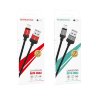Кабель USB BOROFONE BX28 Dignity, USB - Lightning, 2.4А, 1 м, серый металлик 6931474705969 (МСК) оптом