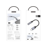 Переходник Type-C (M) - 3.5 Jack (F) SENDEM A06 14см