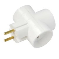 Bylectrica разветвитель (тройник) 3 роз. 16А белый (Т-образный) РВ16-378
