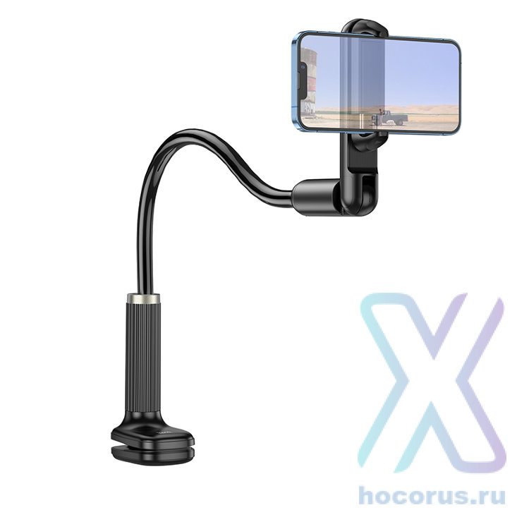 Настольный держатель HOCO HD4 Seaview, зажимной, черный 6931474797513 (МСК) оптом