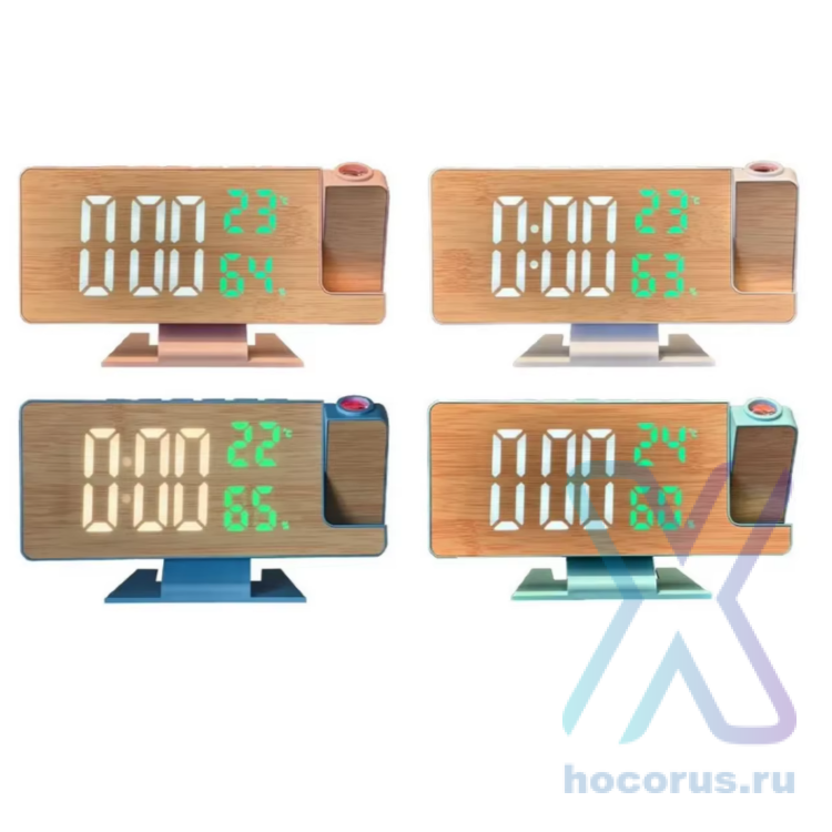 Будильник электронный Qaosiio DS-5718LW White оптом