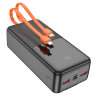 Портативный аккумулятор HOCO J119B Sharp charger 22.5W+PD20, 3A, 30000 мА⋅ч, черный 6942007606134 (МСК) оптом
