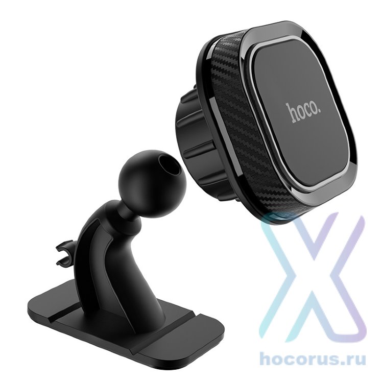 Автомобильный держатель HOCO CA53 Intelligent, черный+серый, на клею 6931474707536 (МСК) оптом