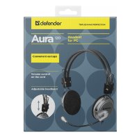 Гарнитура Defender HN-120 Aura стерео Black