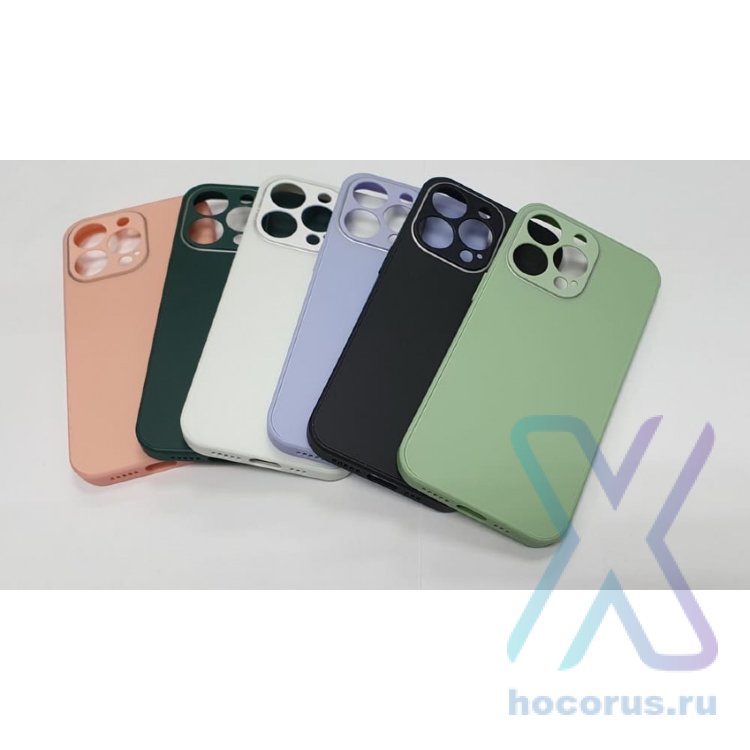 Накладка iPhone 12 Pro (6.1) белый "имитация бархатное стекло" с силиконовыми краями 00-00045876 (МСК) оптом