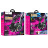 Проводные наушники HOCO W107 Cute, USB+Jack 3.5mm, phantom cat 6931474791252 (МСК) оптом
