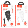 Зарядное устройство HOCO C88A Star 2*USB + Кабель USB-Lightning, 2.4A, черный 6931474749505 (МСК) оптом