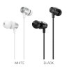 Проводные наушники HOCO M79 Cresta, Jack 3.5mm, 1.2 м, белый, контроллер с микрофоном 6931474738639 (МСК) оптом