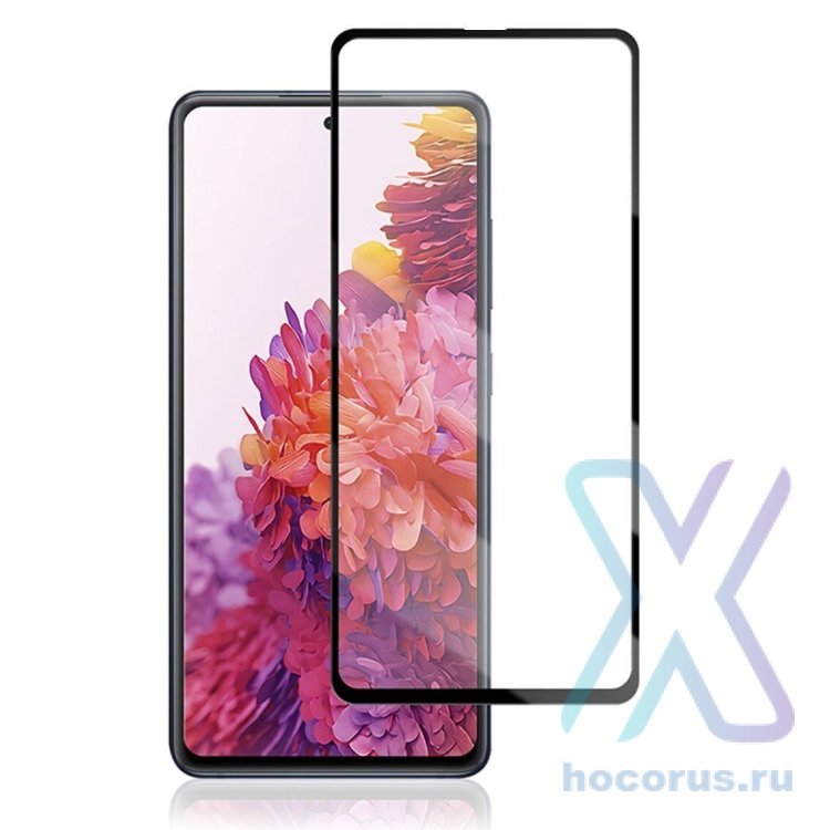 Защитное стекло Samsung S20FE тех. пак 3D Black оптом