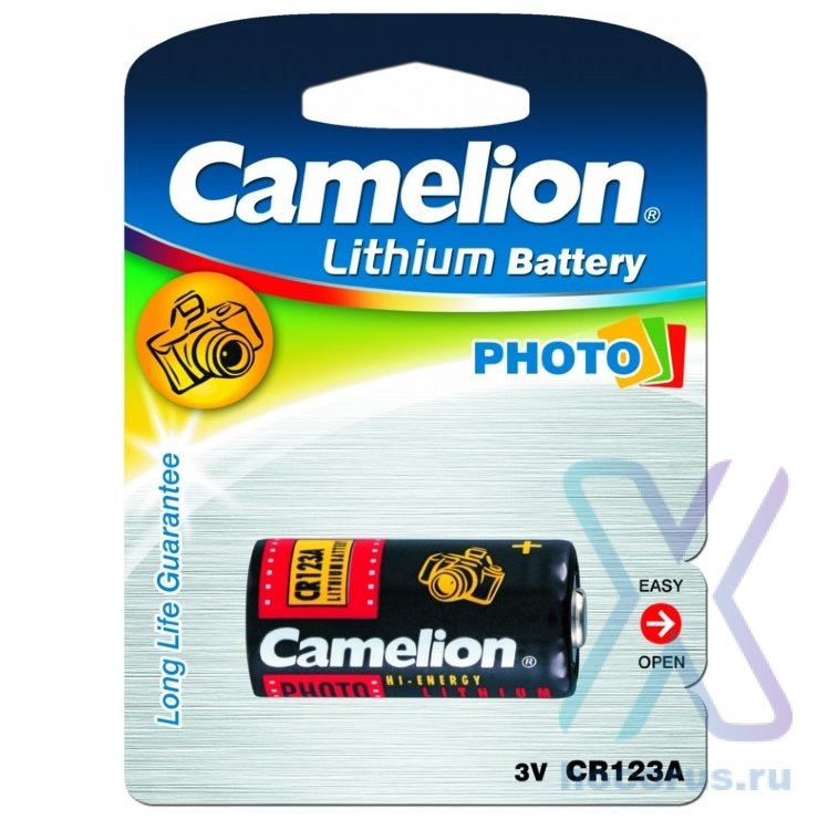 Элемент питания Camelion CR123A BL/1 оптом