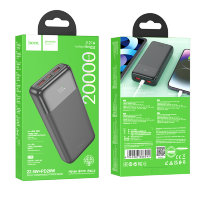 Портативный аккумулятор HOCO J121A Fast 22.5W+PD20W, 3A, 20000 мА⋅ч, черный 6942007608992 (МСК)