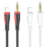 Кабель lightning - 3.5 Jack BOROFONE BL14 White оптом