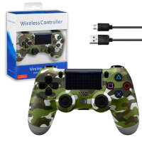 (ИСА.МСК) Джойстик PS4 DualShock беспроводной AA камуфляж (no logo) IS004168   
