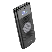Внешний аккумулятор Borofon J63 10000 mAh + беспроводная зарядка Black