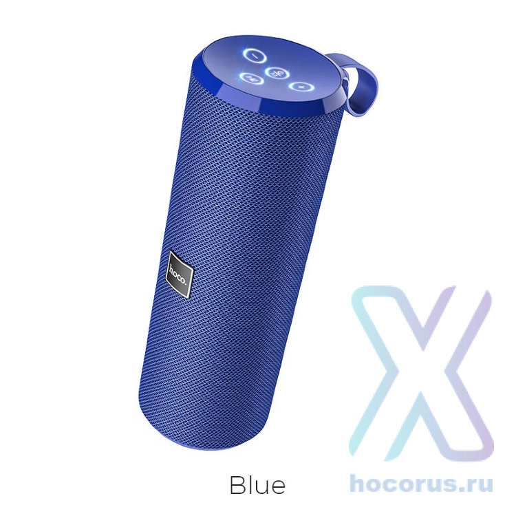 Беспроводная колонка HOCO BS33 Voice sports, Bluetooth, 1200 мАч, 5 Вт, синий, FM, TF, AUX 6931474721068 (МСК) оптом
