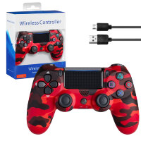 (ИСА.МСК) Джойстик PS4 DualShock беспроводной AA красный хаки (no logo) IS974928
