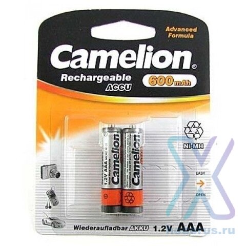 Аккумулятор Camelion R03 600 mAh BL/2 оптом