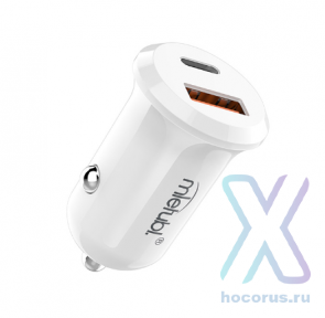 АЗУ Mietubl MTB-СС08 PD30W+QC3.0 3A Type-C+USB White оптом