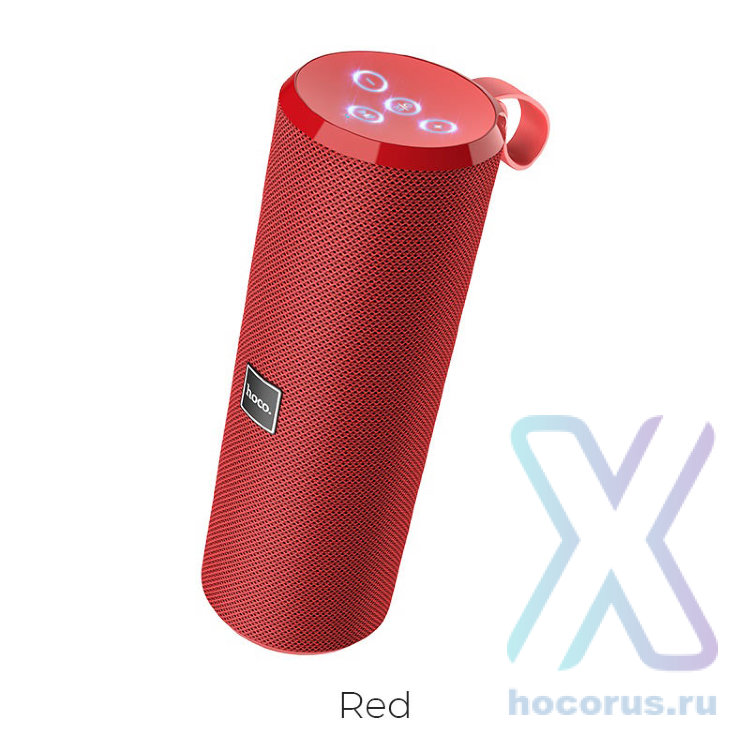Беспроводная колонка HOCO BS33 Voice sports, Bluetooth, 1200 мАч, 5 Вт, красный, FM, TF, AUX 6931474721051 (МСК) оптом