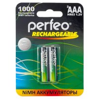 Аккумулятор Perfeo R03 1000 mAh BL/2