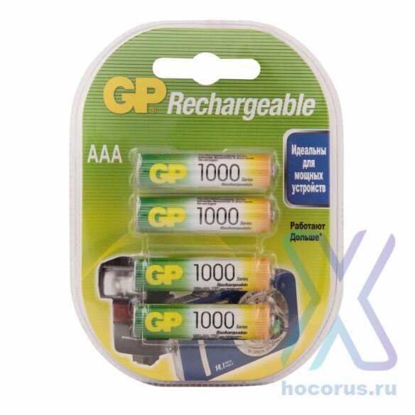 Аккумулятор GP R03 1000 mAh BL/4 оптом