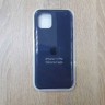 Silicone Case iPhone 11 Pro темно-синий Накладка силиконовая под оригинал "с логотипом" 00-00044657 (МСК) оптом