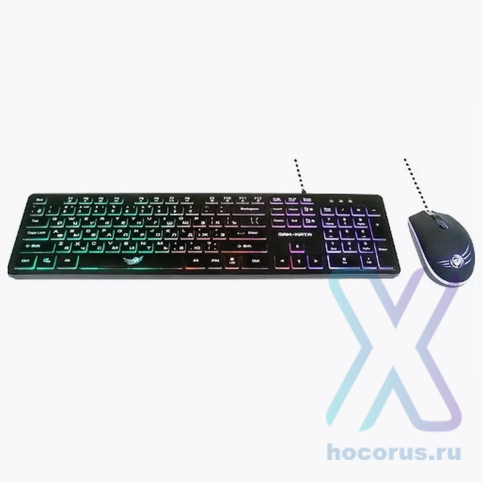 Игровой набор Gan-Kata KMGK-1707U Dialog black мышь+клавиатура оптом