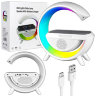 Портативная колонка  3 в 1  RGB YN-2209 белая оптом