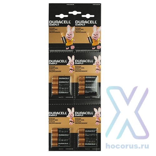 Элемент питания Duracell LR06 BL/4*4 оптом
