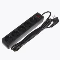 Фильтр сетевой Smartbuy 3 м Black 5розеток