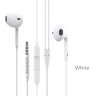 Проводные наушники BOROFONE BM30 Original, Jack 3.5mm, 1.2 м, белый, контроллер с микрофоном 6931474703606 (МСК) оптом