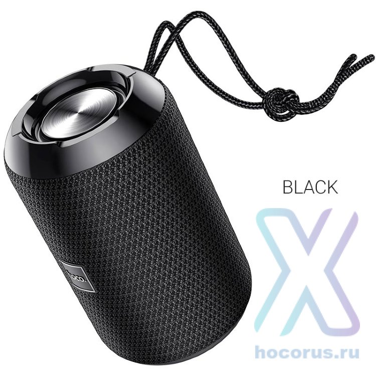 Беспроводная колонка HOCO HC1 Trendy, Bluetooth, 1200 мАч, 5 Вт, черный, FM, TF, AUX 6931474740175 (МСК) оптом